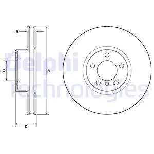 BG9141C Тормозные диски. DELPHI подбор по vin на Brocar