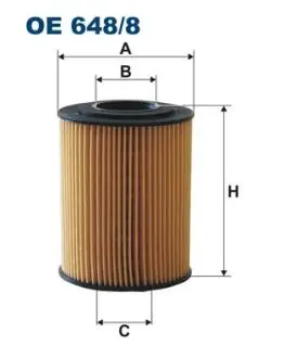 OE6488 Фильтр масляный FILTRON подбор по vin на Brocar