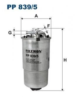 PP8395 Фильтр топливный FILTRON підбір по vin на Brocar