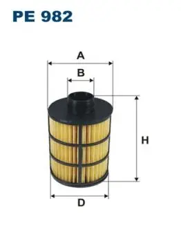 PE982 Фильтр топливный FILTRON подбор по vin на Brocar