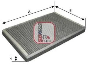S4169CA Фільтр салону SOFIMA підбір по vin на Brocar