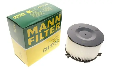 CU1738 Фільтр салону VW T4 1.8-2.8 91-03 MANN підбір по vin на Brocar