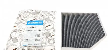 AHC269 Фільтр салону Audi A4/A6 1.8-4.2TFSI 07- (вугільний) PURFLUX підбір по vin на Brocar