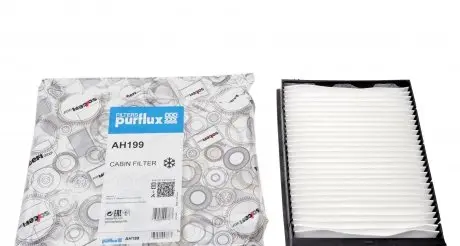 AH199 Фильтр салона Renault Megane II 02- PURFLUX подбор по vin на Brocar