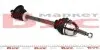 250068 Полуось Renault Kangoo (L) (21x623) d=29.95 GSP підбір по vin на Brocar
