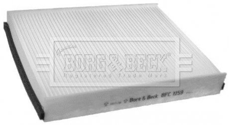 BFC1159 Фільтр салону BORG&BECK підбір по vin на Brocar
