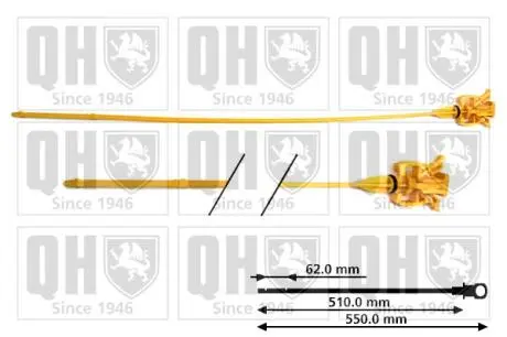 QOD135 Щуп масляний QUINTON HAZELL підбір по vin на Brocar