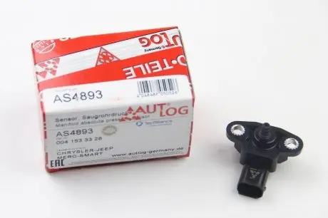 AS4893 Датчик давления наддува (3 конт.) MB A,C,E (W168/W203/W210/W211) 0.8D-4.0D 95- AUTLOG подбор по vin на Brocar