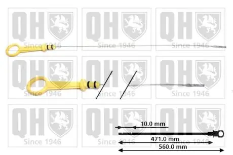 QOD143 Щуп масляний QUINTON HAZELL підбір по vin на Brocar
