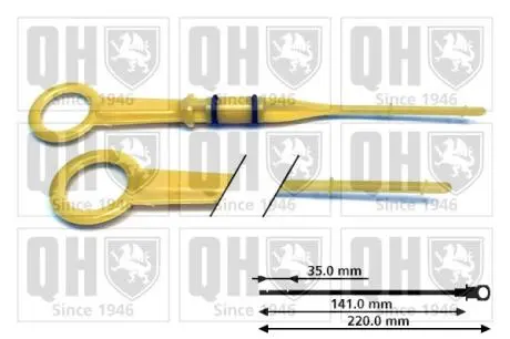 QOD145 Щуп масляний QUINTON HAZELL підбір по vin на Brocar