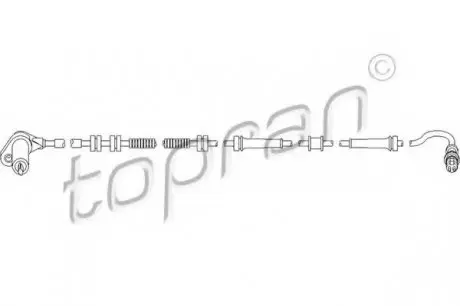 722661 Датчик ABS ZN TOPRAN підбір по vin на Brocar