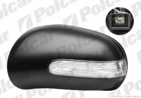 504454PM Корпус дзеркала зовнішнього лівий POLCAR підбір по vin на Brocar
