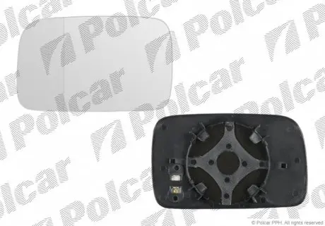 9524541M Вставка зовнішнього дзеркала ліва POLCAR підбір по vin на Brocar