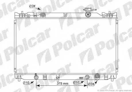 8136081K Радиаторы охлаждения POLCAR підбір по vin на Brocar