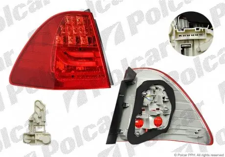 2042882U Задній ліхтар 3 (E90/E91), 08.08- POLCAR підбір по vin на Brocar