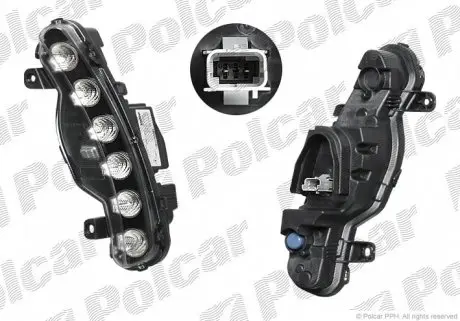 23B1292V Фара дневного света POLCAR подбор по vin на Brocar