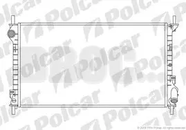 3256083 Радіатор Ford Transit Connect 1.8TD POLCAR підбір по vin на Brocar