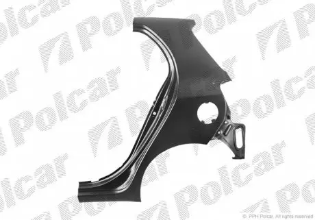 8105841 Заднее правое крыло YARIS, 01.06- POLCAR подбор по vin на Brocar