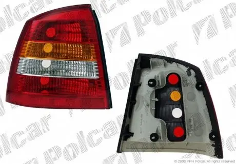 550887S Задний фонарь OPEL ASTRA G, 98- POLCAR подбор по vin на Brocar