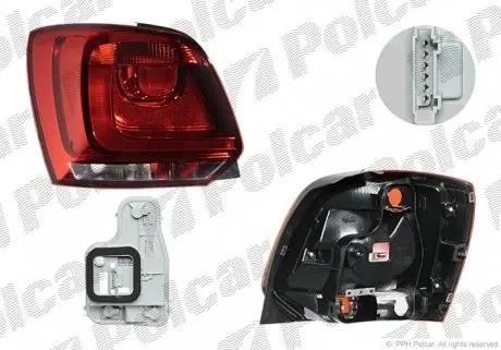 953387E Ліхтар задній POLCAR підбір по vin на Brocar