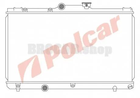 8110081 Радиаторы охлаждения POLCAR подбор по vin на Brocar