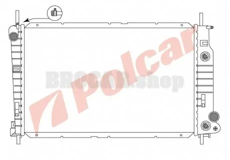3217084 Радиаторы охлаждения POLCAR підбір по vin на Brocar