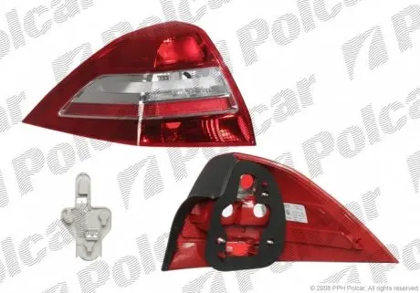 6013872E Задній ліхтар MEGANE II 06-08 POLCAR підбір по vin на Brocar