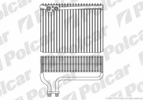 5723P81 Испаритель кондиционера 206 POLCAR подбор по vin на Brocar