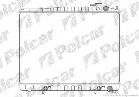 2769083 Радіатор охолодження POLCAR підбір по vin на Brocar