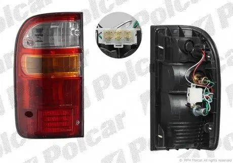 819087 Фонарь задний POLCAR подбор по vin на Brocar