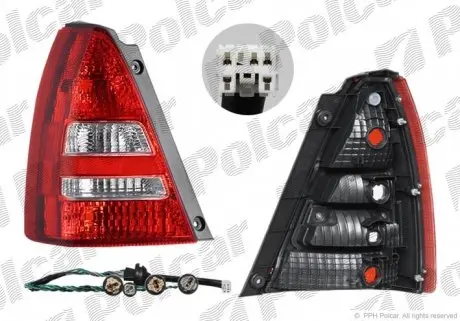 724188 Задній ліхтар FORESTER, 03- POLCAR підбір по vin на Brocar