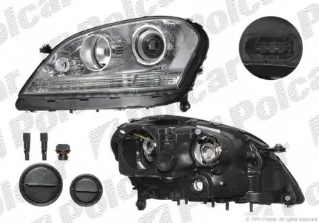 504509E Фара основна POLCAR підбір по vin на Brocar