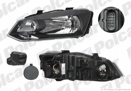 953309E Фара основна POLCAR підбір по vin на Brocar