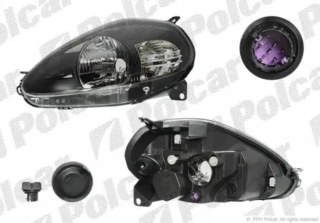 3024095E Фара основная POLCAR подбор по vin на Brocar