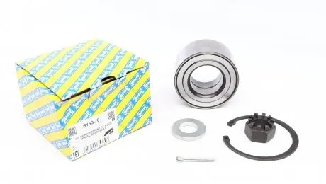 R15370 Подшипник ступицы (передней) Opel Meriva/Chevrolet Aveo 10- (40x78.3x40) SNR NTN підбір по vin на Brocar