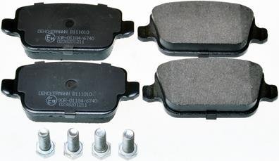 B111010 Тормозные колодки задние (16.0mm) Ford Galaxy/Mondeo IV 2.0TDCi 03/07 DENCKERMANN подбор по vin на Brocar