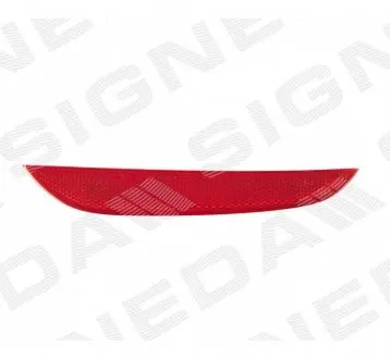 SIN0005R ОТРАЖАТЕЛЬ В ЗАДНИЙ БАМПЕР VW GOLF PLUS, 05 - 08 SIGNEDA подбор по vin на Brocar