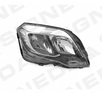 ZBZ111358R ПЕРЕДНЯ ФАРА MERCEDES BENZ (GLK-kl X204), 12 - SIGNEDA підбір по vin на Brocar