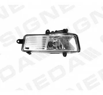 ZAD2007RH Протитуманна фара AUDI A6 (C6), 08 - 11 SIGNEDA підбір по vin на Brocar