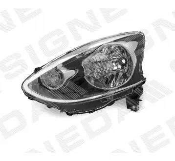 ZDS1992L ПЕРЕДНЯЯ ФАРА NISSAN MICRA, 08.13 - 17 SIGNEDA подбор по vin на Brocar