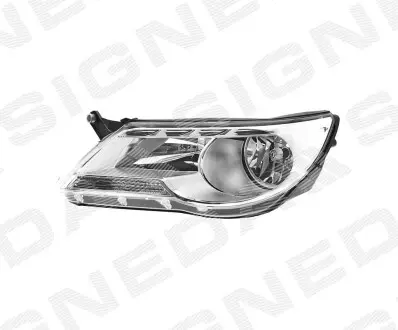 ZVW11C1L ПЕРЕДНЯ ФАРА VW TIGUAN, 07 - 11 SIGNEDA підбір по vin на Brocar