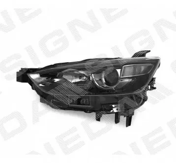ZMZ1173DEL ПЕРЕДНЯ ФАРА MAZDA CX-3, 15 - SIGNEDA підбір по vin на Brocar