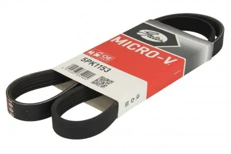 5PK1153 Ремінь поліклін. 5PK1153 (вир-во Gates) GATES підбір по vin на Brocar
