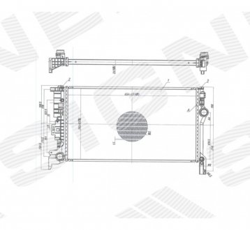RA65623Q Радіатор SIGNEDA підбір по vin на Brocar