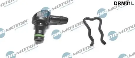 DRM01L Штуцер пластиковий для паливних шлангів DR.MOTOR підбір по vin на Brocar