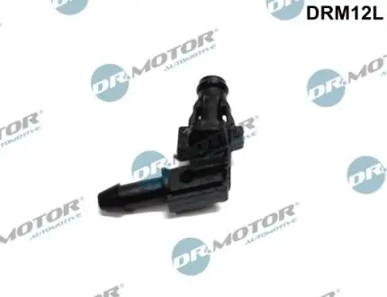 DRM12L Штуцер шланга обратки Г-образный, с безопасностью - Delphi (пласт.) DR.MOTOR підбір по vin на Brocar