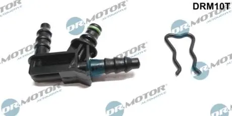 DRM10T Штуцер шланга обратки Т-образный, с безопасностью - Bosch (пласт.) DR.MOTOR підбір по vin на Brocar