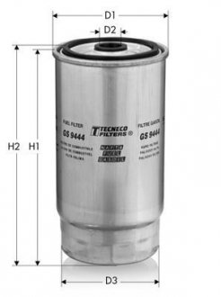 GS9444 Фильтр топливный (h144mm) Bmw 318/525/530/725/730 Diesel TECNECO подбор по vin на Brocar