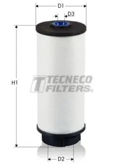 GS026034E Фильтр топливный Iveco S2006 2.3/3.0 2011- TECNECO підбір по vin на Brocar