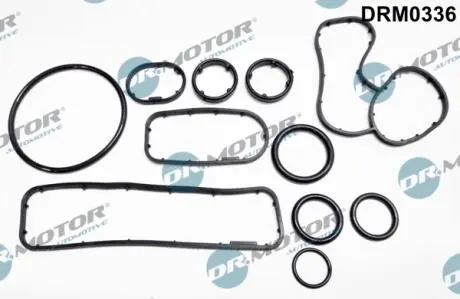DRM0336 К-т прокладок масляного радіатора, 11 шт DR.MOTOR підбір по vin на Brocar